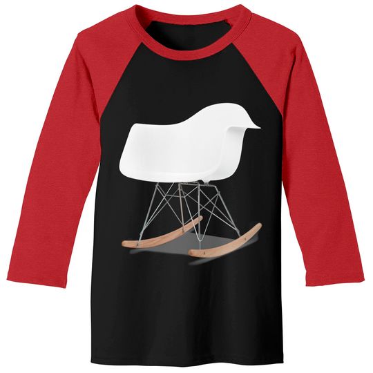 Discover Vintage furniture eames molded plastic armchair rocker - Funny - Baseball Tees