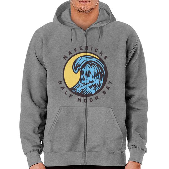 Discover Mavericks - Half Moon Bay, California - Mavericks - Zip Hoodies
