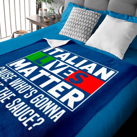 Discover Funny Italian Lives Matter Cook Novelty Gift Italy Baby Blankets
