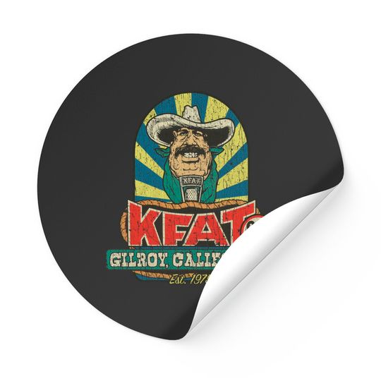 Discover KFAT 94.5 FM 1975 - Cowboy - Stickers