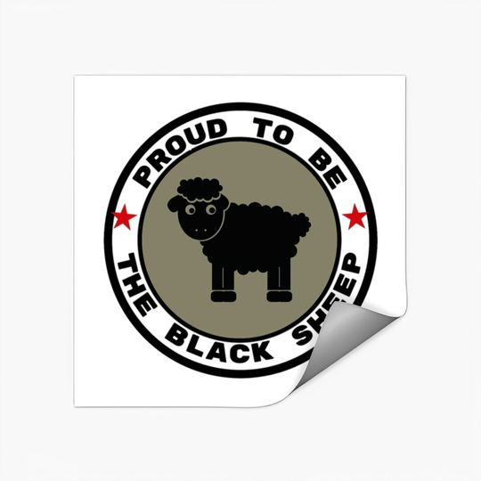Discover The Black Sheep Stickers