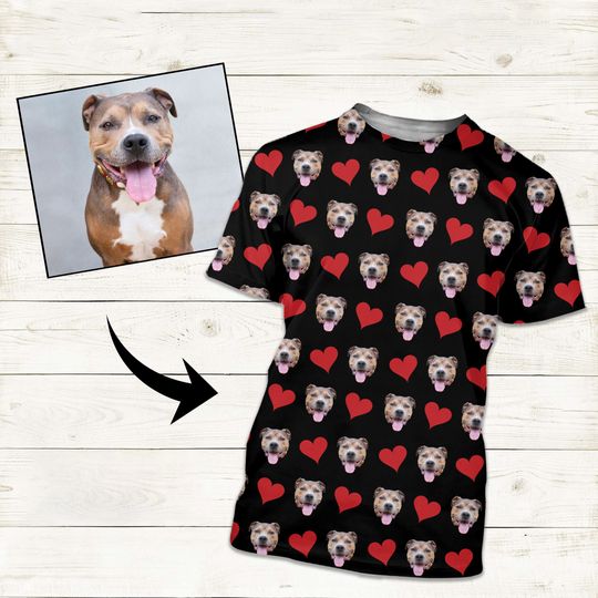 Discover Custom Face 3D T-Shirt - Personalize Your Shirt