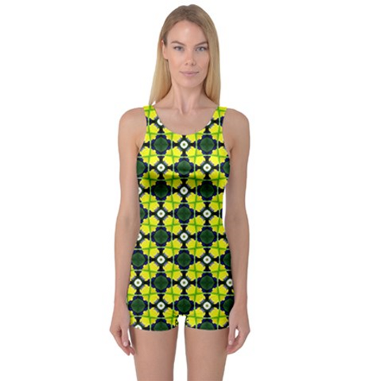Discover Cute Pattern Gifts Women's Boyleg One Piece Swimsuits