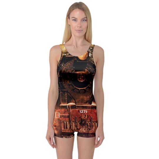 Discover Womens Tie Dye V2 One Piece Boyleg Swimsuit