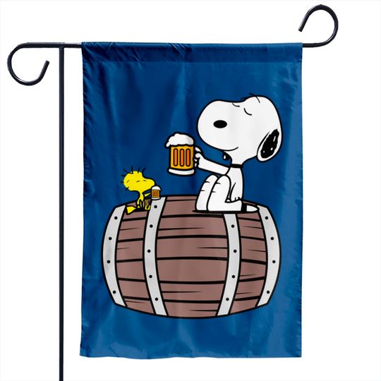 Discover Snoopy Beer Time - Snoopy - Garden Flags