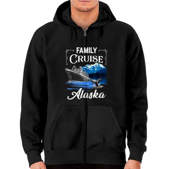 Discover Alaska Family Cruise Zip Hoodies