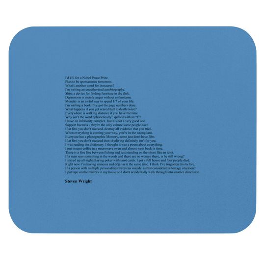 Discover Steven Wright Quotes - Steven Wright - Mouse Pads
