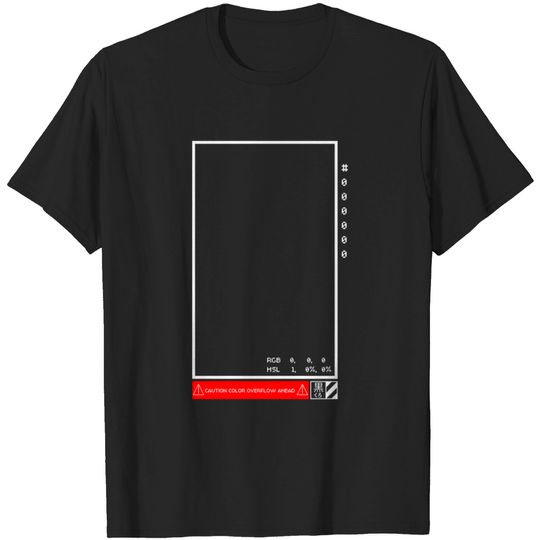 Discover Black Overflow - Techwear - T-Shirt
