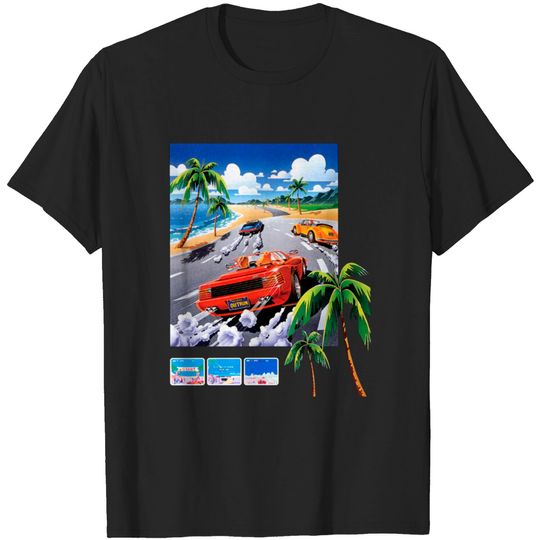 Discover Outrun cover - Outrun - T-Shirt