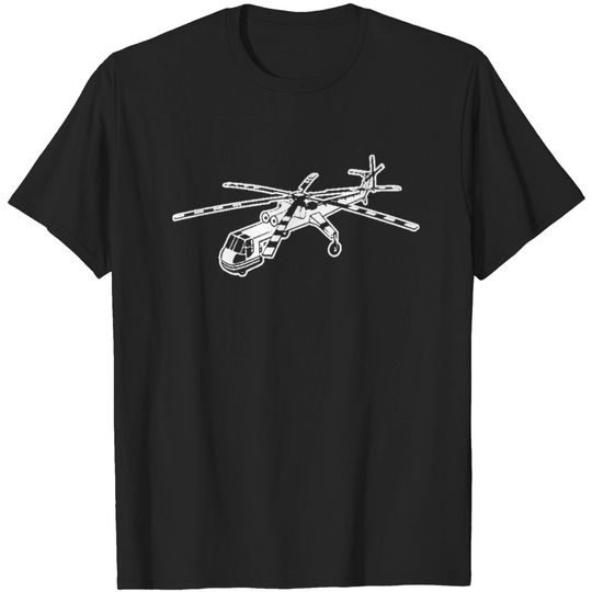Discover Ch54 Skycrane Helicopter Tshirt T-shirt