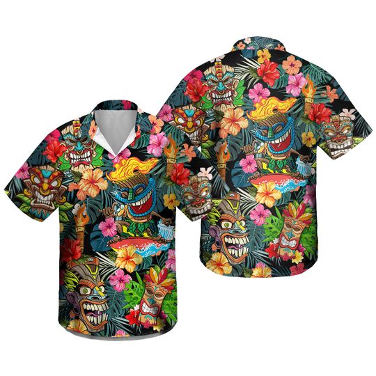 Discover Tropical Tiki Hawaiian Shirts