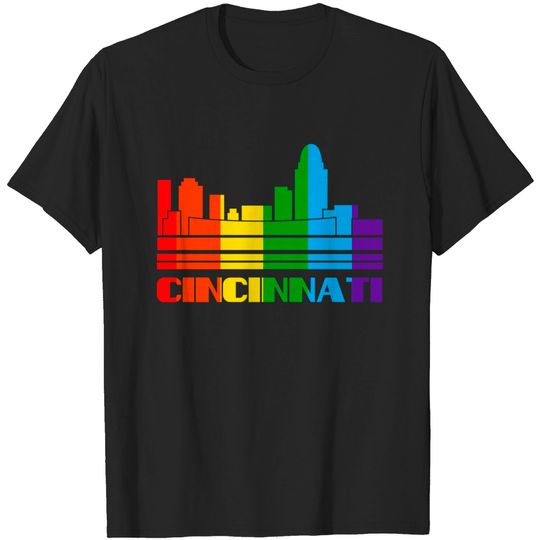 Discover Cincinnati Pride T-Shirt: LGBT Support Tee