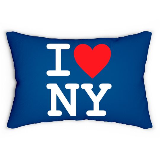 Discover I Love NY Lumbar Pillows