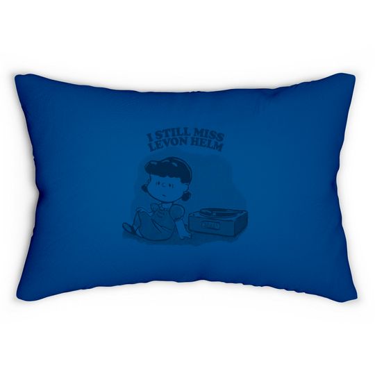 Discover I Still Miss Levon Helm ••••• Vinyl Collector Fan Design - Levon Helm - Lumbar Pillows
