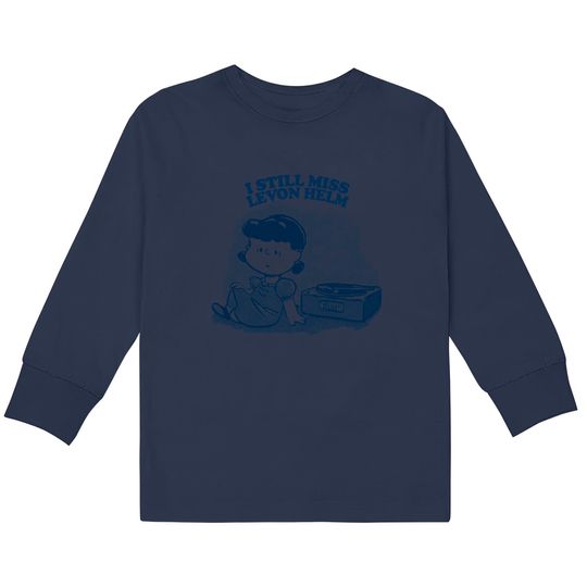 Discover I Still Miss Levon Helm ••••• Vinyl Collector Fan Design - Levon Helm -  Kids Long Sleeve T-Shirts
