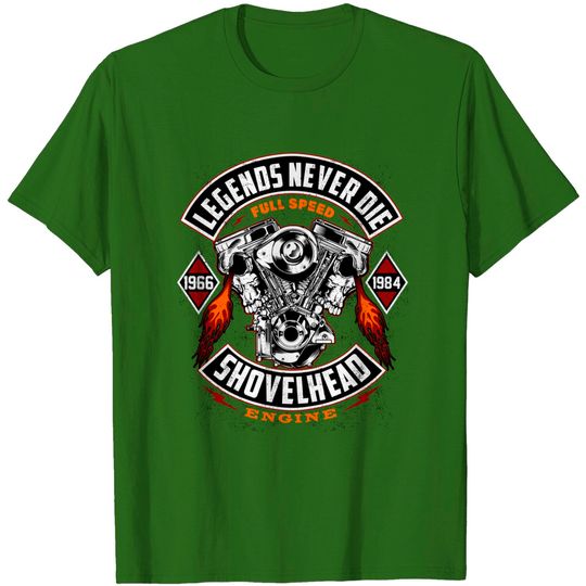 Discover 1966-1984 MOTOR Motorcycles Oldschool Choppers T-Shirt