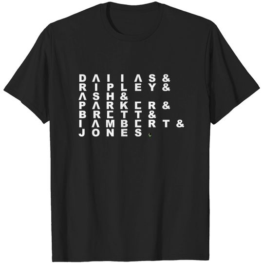 Discover The Crew of the Nostromo: Experimental Jetset style - Alien Movie - T-Shirt