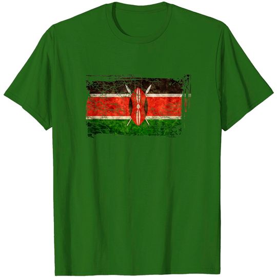 Discover Unique Trendy & Vintage Kenya Flag T Shirt