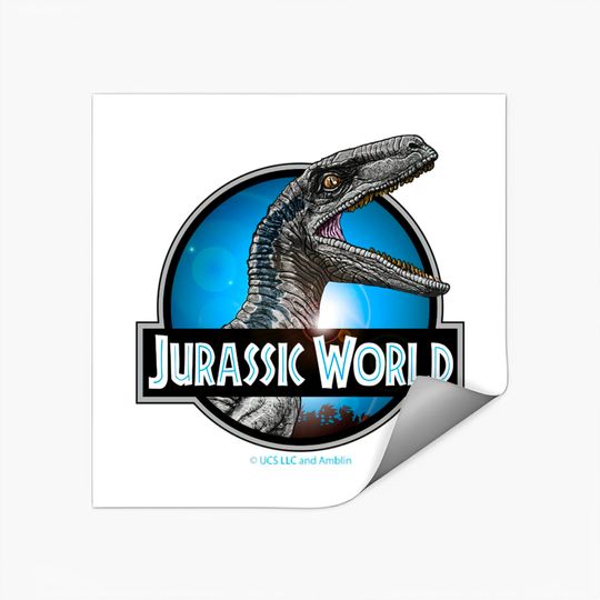 Discover jurassic world, movie, film, 2022, 2015, Velociraptor, raptor, Blue - Jurassic World - Stickers
