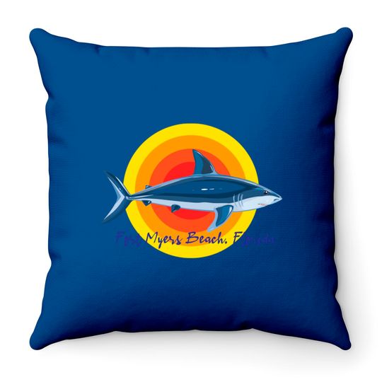 Discover Fort Myers Beach Florida - Fort Myers Beach Florida - Throw Pillows