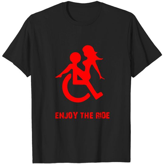 Discover Wheelchair enjoy the ride T-shirt