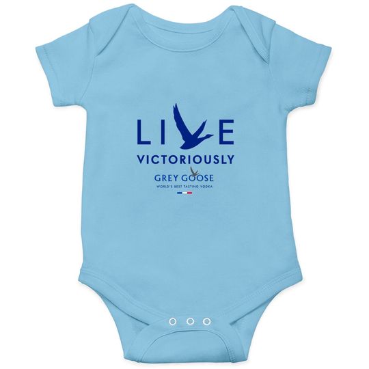 Discover Grey Goose-Live Victoriously-Logo Onesies