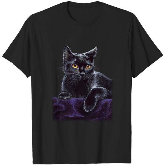 Discover black cat SHIRT T-shirt