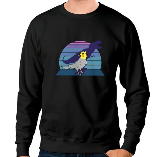 Discover dinosaur shadow - cockatiel - Birb Memes - Sweatshirts