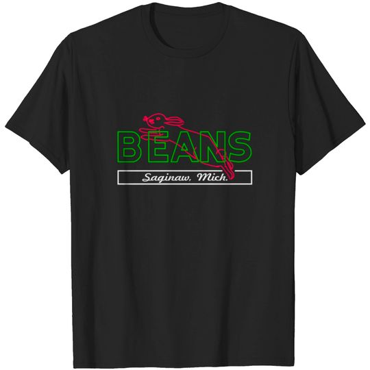 Discover Beans Bunny Saginaw Michigan Nostalgia T-shirt