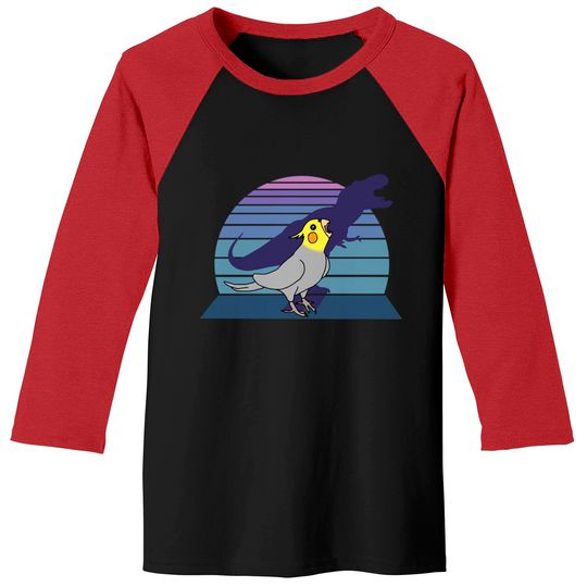 Discover dinosaur shadow - cockatiel - Birb Memes - Baseball Tees