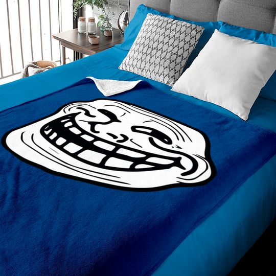 Discover troll face Baby Blankets