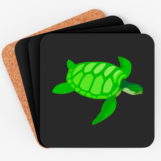 Discover Green Sea Turtle Coasters