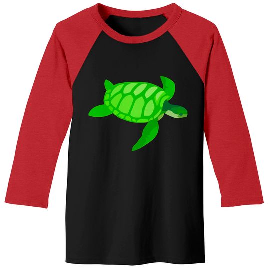 Discover Green Sea Turtle Baseball Tees