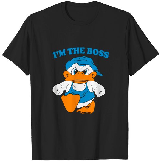 Discover I'm The Boss Duck T Shirt 90s Cartoon Tourist T-shirt