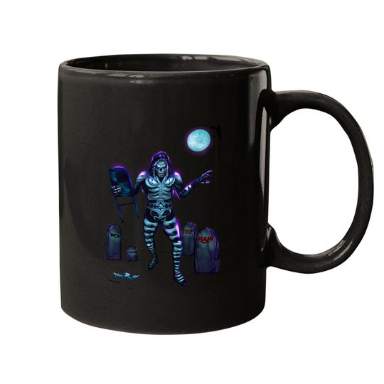 Discover LA Park wrestling original art - La Parka - Mugs