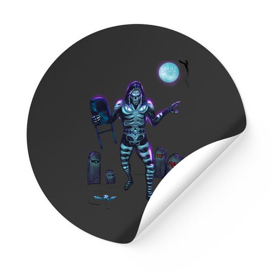 Discover LA Park wrestling original art - La Parka - Stickers