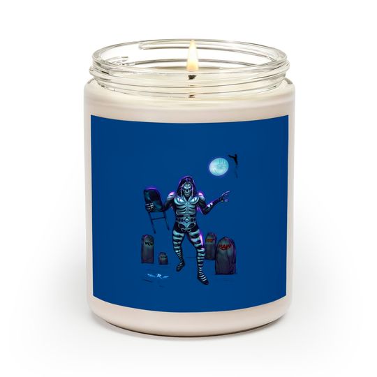 Discover LA Park wrestling original art - La Parka - Scented Candles