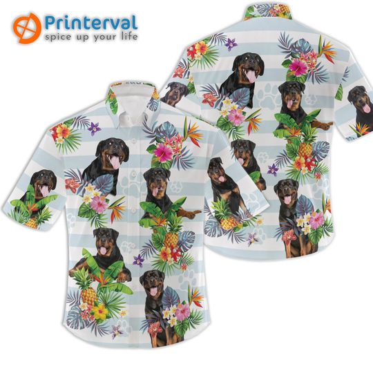 Discover Rottweiler Hawaiian Shirts for Rottweiler Lovers