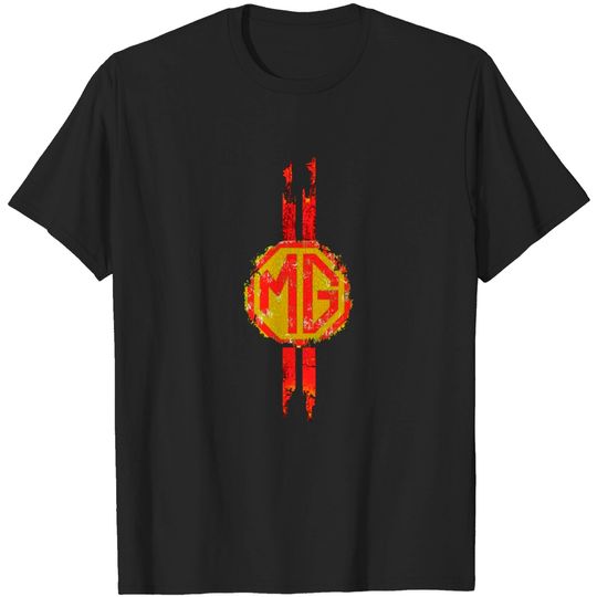 Discover MG racing stripe - track worn - Mg Racing - T-Shirt