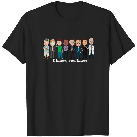 Discover I know, you know Team Psych Green - Psych - T-Shirt
