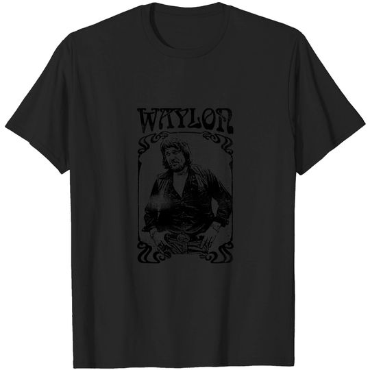 Discover Waylon Jennings // Vintage Faded Style Fan Design - Waylon Jennings - T-Shirt