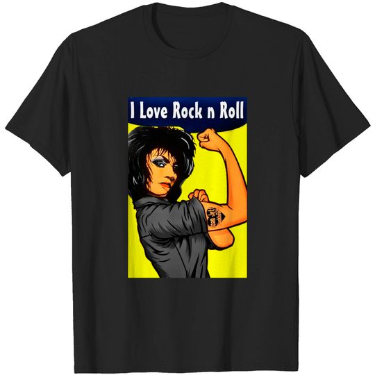 Discover I LOVE ROCK N ROLL ( WE CAN DO IT! ) LIMITIED EDITION - Joan Jett - T-Shirt