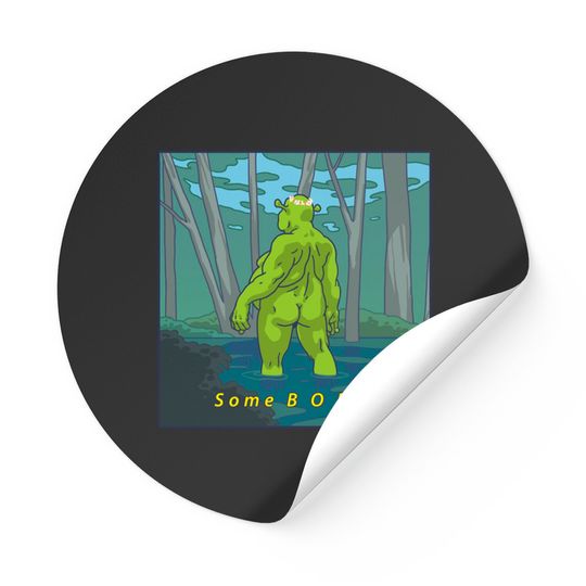 Discover Some B O D Y - Shrek - Sticker