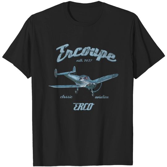 Discover Ercoupe Classic Aviation - Airplane - T-Shirt