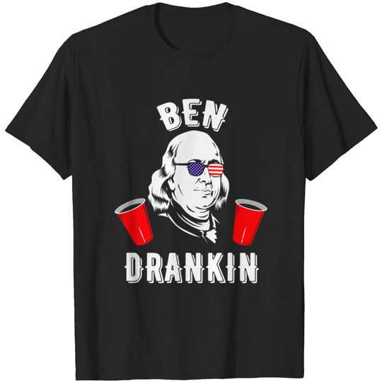 Discover Ben Drankin Benjamin Franklin Sunglasses T-shirt