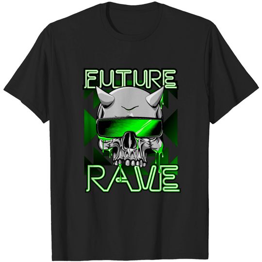 Discover Sunglasses Future Rave Skull T-shirt