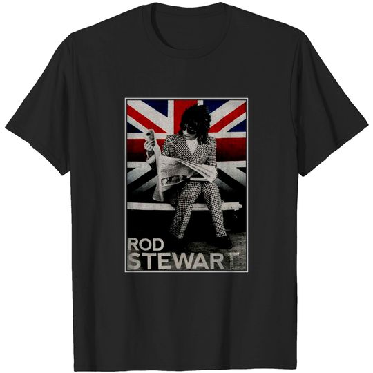Discover Rod Stewart Union Jack Tour 2014 T-Shirt