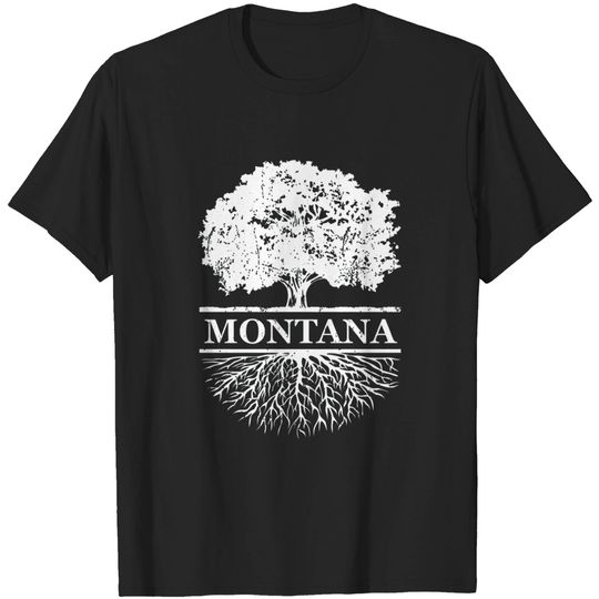 Discover Montana Vintage Roots Outdoors Souvenir T-shirt