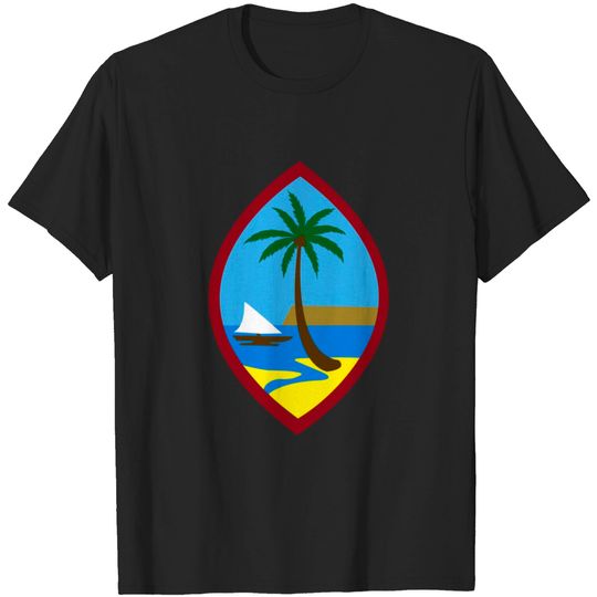 Discover Guam Flag Seal T-shirt