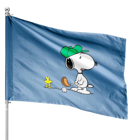 Discover Snoopy Golf House Flags
